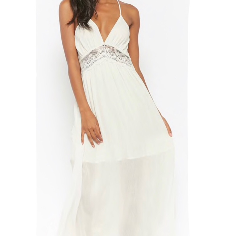 Beautiful Ivory Maxi Dress - Picture 2 of 5